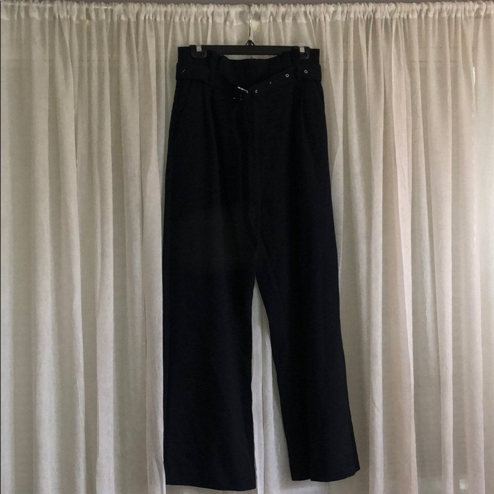 Wide leg dress pants